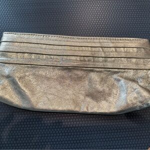 Lauren Merkin Metallic Gold Clutch